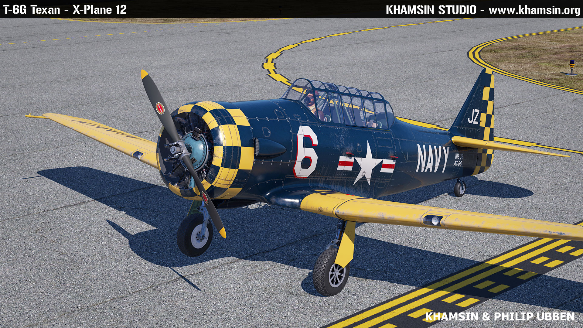 North American T-28C Trojan - X-Plane 12